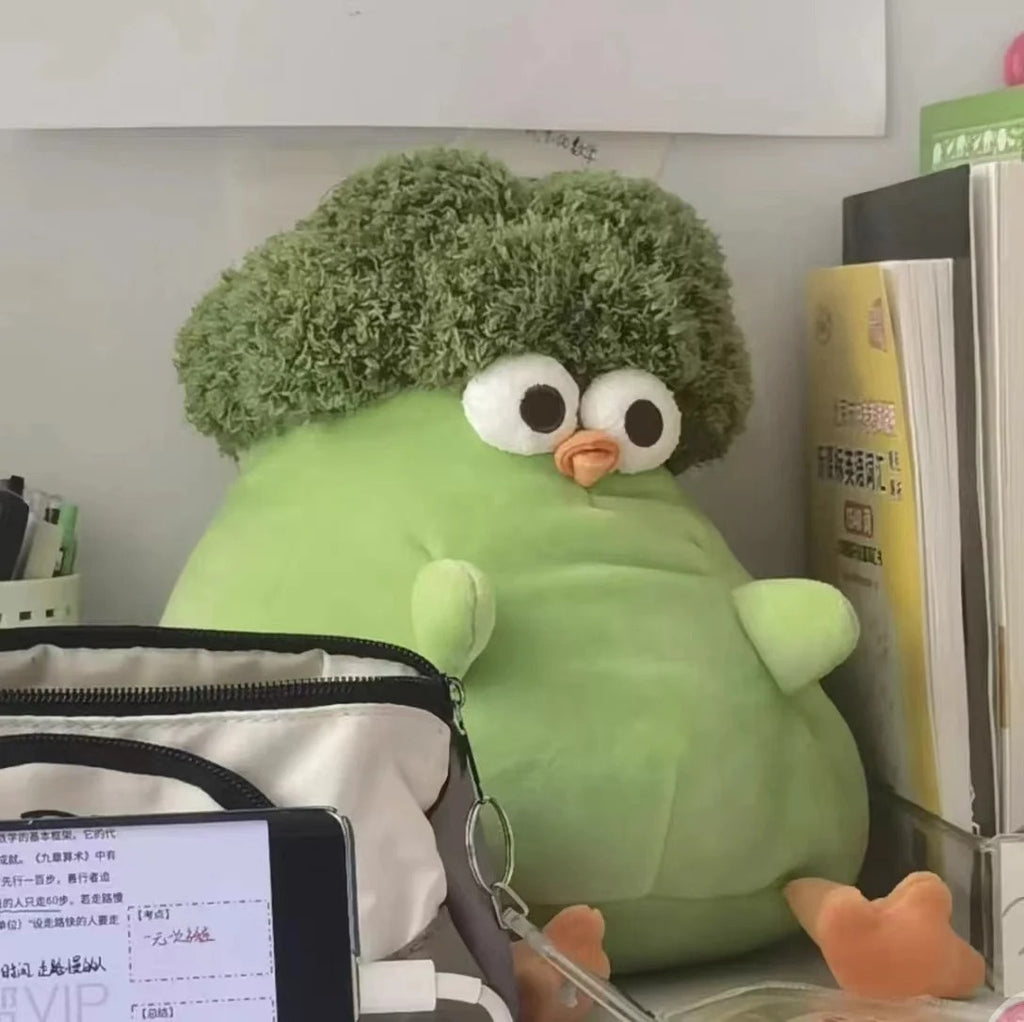 Broccoli Chicken Plush Toy – Cute & Soft Stuffed Animal
