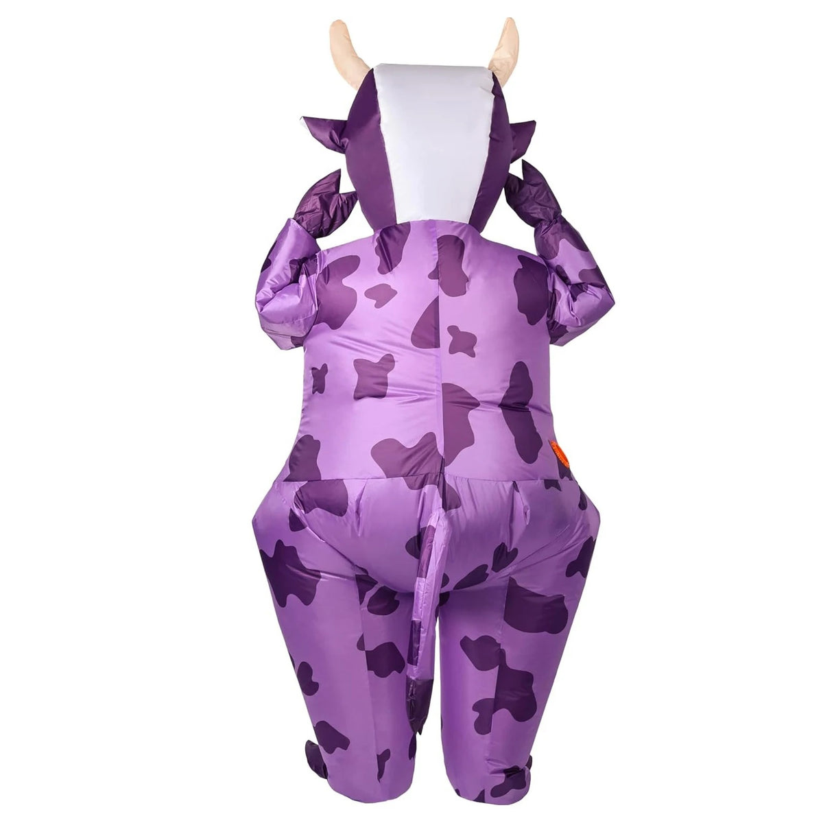 Inflatable Purple Cow Costume – Funny Adult Animal Outfit