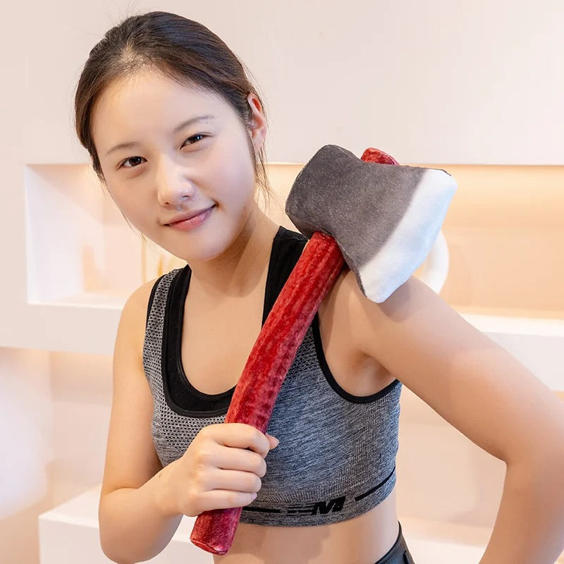 Axe & Hammer Plush Toys – Funny Soft Tool Stuffed Cushions