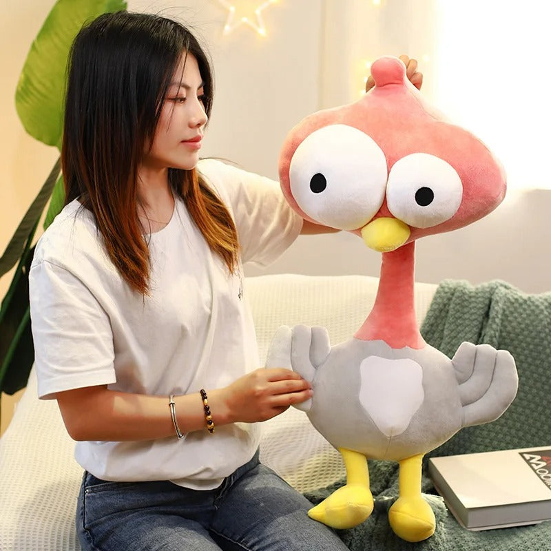 Lovely Ostrich Plush Toy – Soft Squishy Bird Pillow