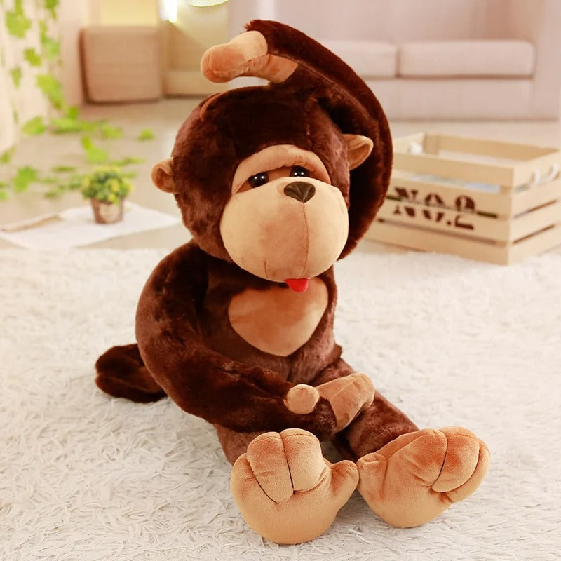 Giant Big Mouth Monkey Plush Toy –  Gorilla Stuffed Pillow