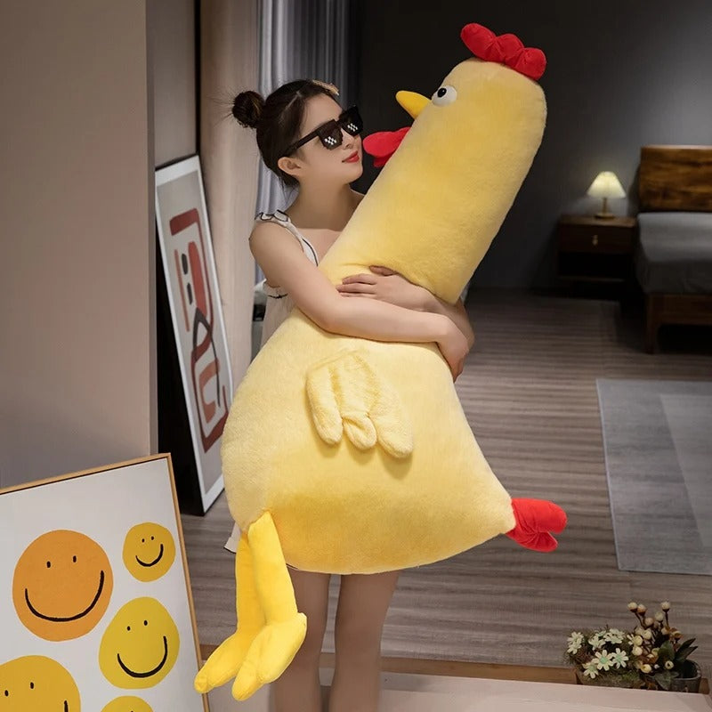 Giant Chicken Plush Toy – Soft Cute Chicken Stuffed Animal