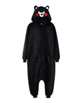 Cute Brown Teddy Bear and Kumamon Kigurumi Onesie Cosplay Halloween Costumes for Adults