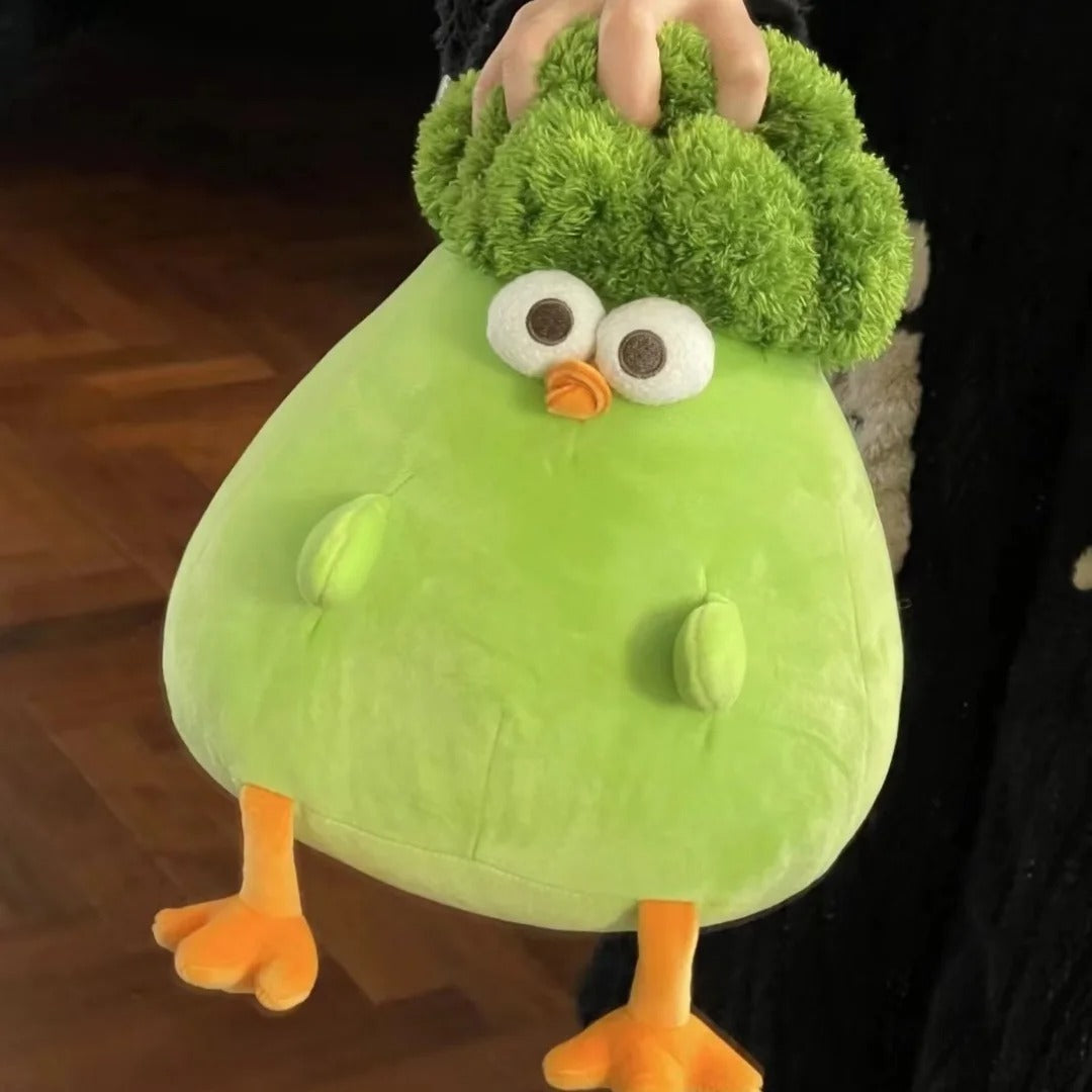 Broccoli Chicken Plush Toy – Cute & Soft Stuffed Animal