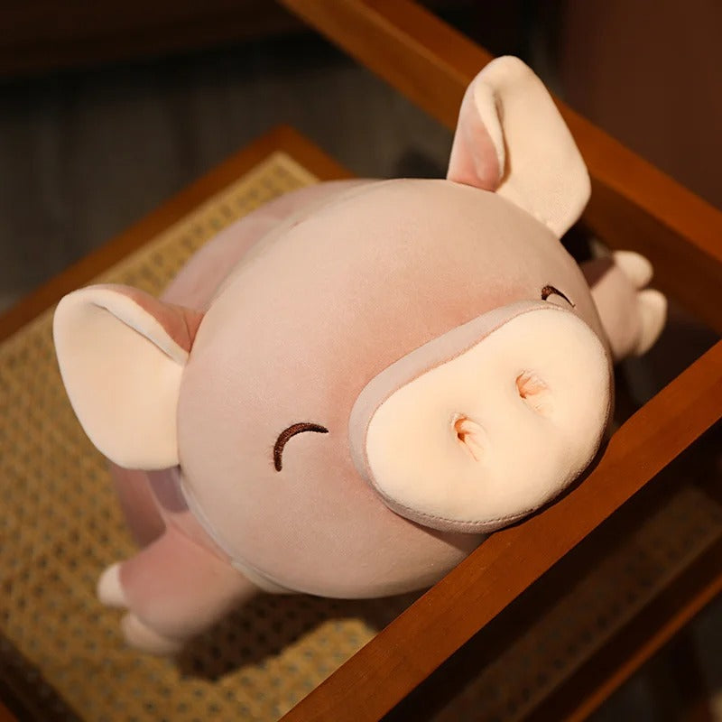 Cute Squishy Pig Plush Toy – Soft Piggy Pillow