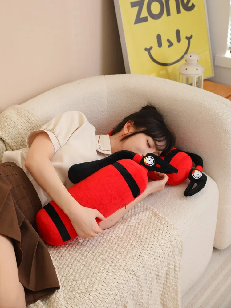 Red Rescue Buoy Plush Pillow – Cute Lifesaver Stuffed Toy