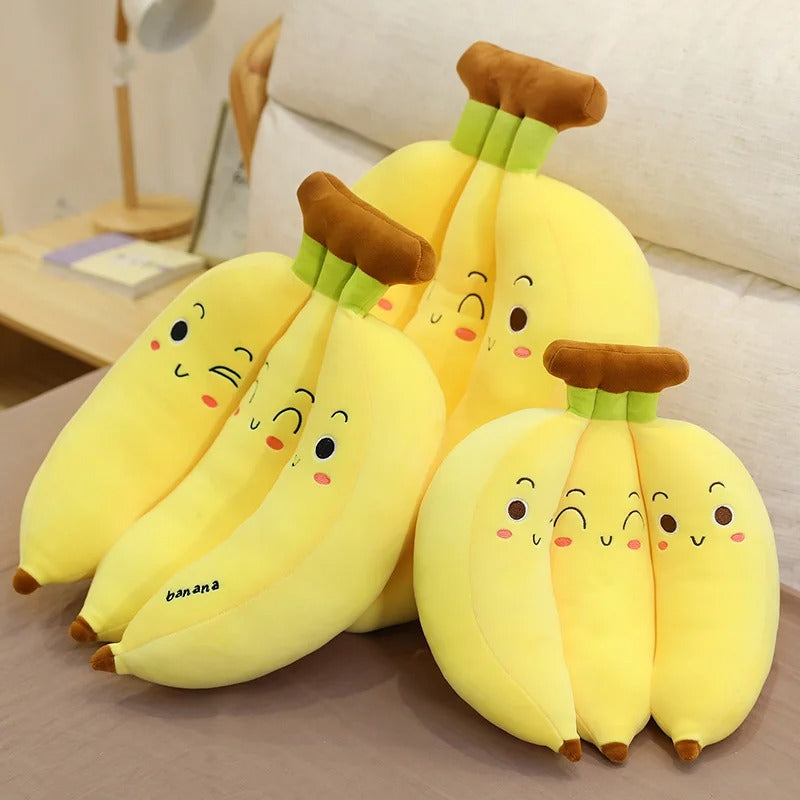 Kawaii Banana Plush Pillow – Cute Soft Fruit Stuffed Toy