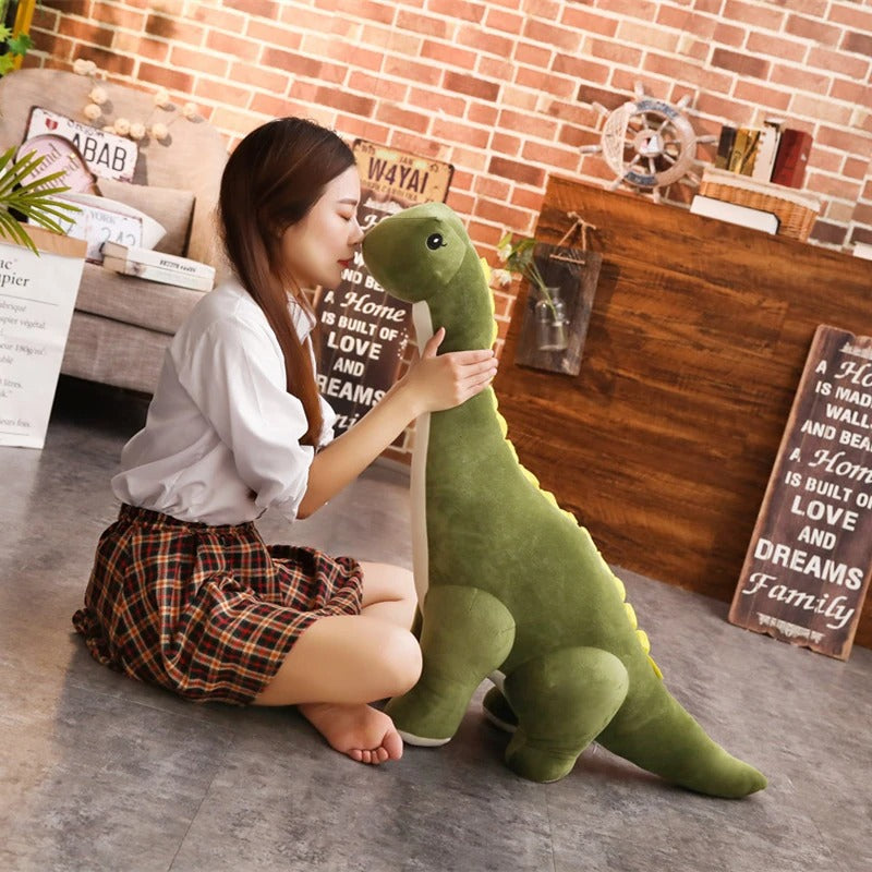 Cute Long Dinosaur Plush Toy – Soft Diplodocus Stuffed Animal, Adorable Dino Pillow