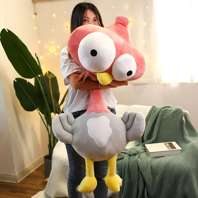 Lovely Ostrich Plush Toy – Soft Squishy Bird Pillow