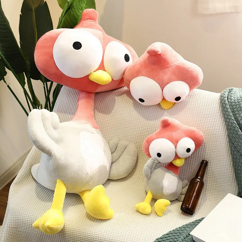 Lovely Ostrich Plush Toy – Soft Squishy Bird Pillow