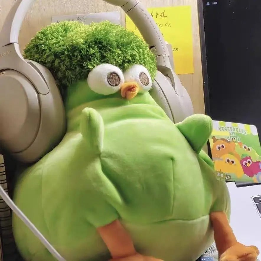Broccoli Chicken Plush Toy – Cute & Soft Stuffed Animal