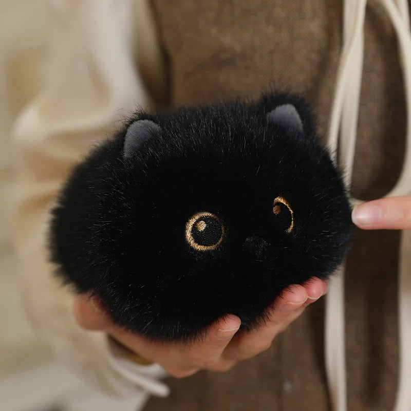 Cute Cat Plush Toy – Black, Siamese, Calico & Brown Cat Stuffed Doll