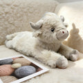 Cute Lying Cow Plush Toy – Soft Kawaii Cattle Stuffed Animal
