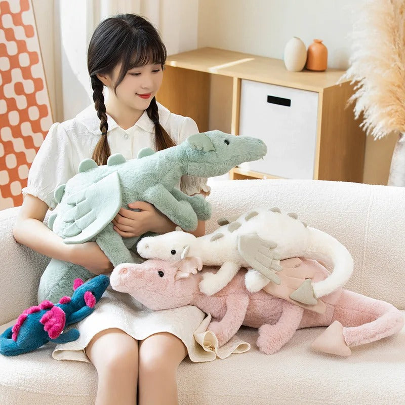 Flying Dragon Plush Toy – Soft Winged Dinosaur Stuffed Animal