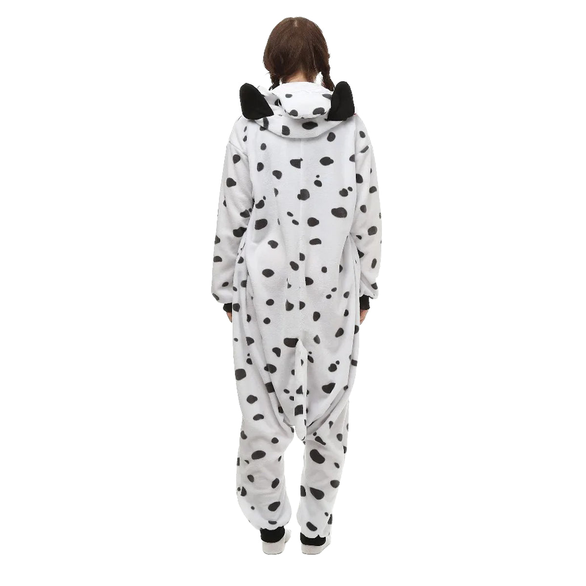 Dalmatian Costume Adult Kigurumi Onesie Cosplay Pajamas Unisex Halloween Christmas Sleepwear Party Outfit
