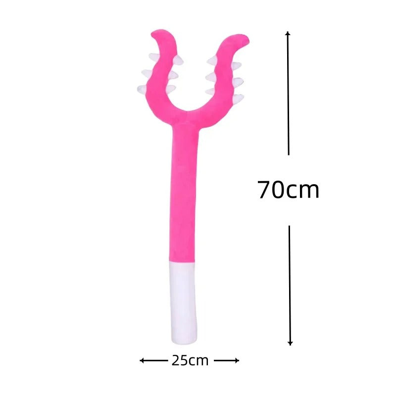 Cute Plush Magic Wand Toy – Soft Interactive Wand for Playful Fun, 70cm Decorative Toy