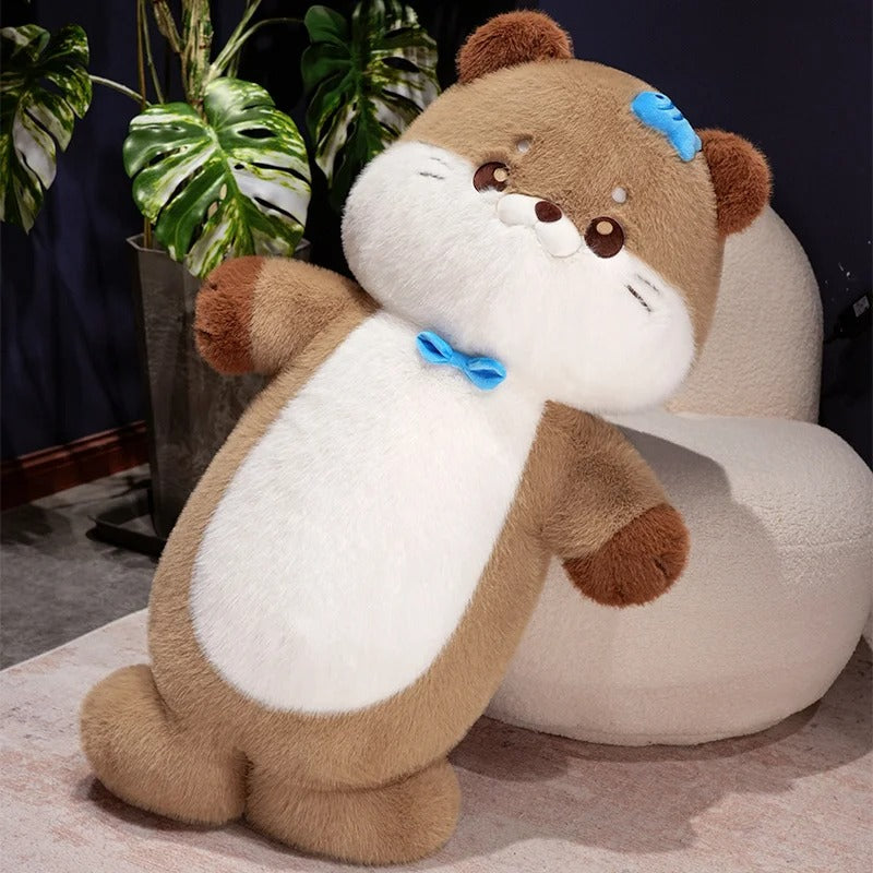Giant Cute Brown Otter Plush – Soft Cuddly Stuffed Animal