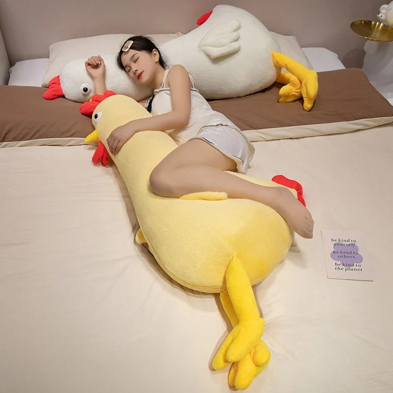 Giant Chicken Plush Toy – Soft Cute Chicken Stuffed Animal