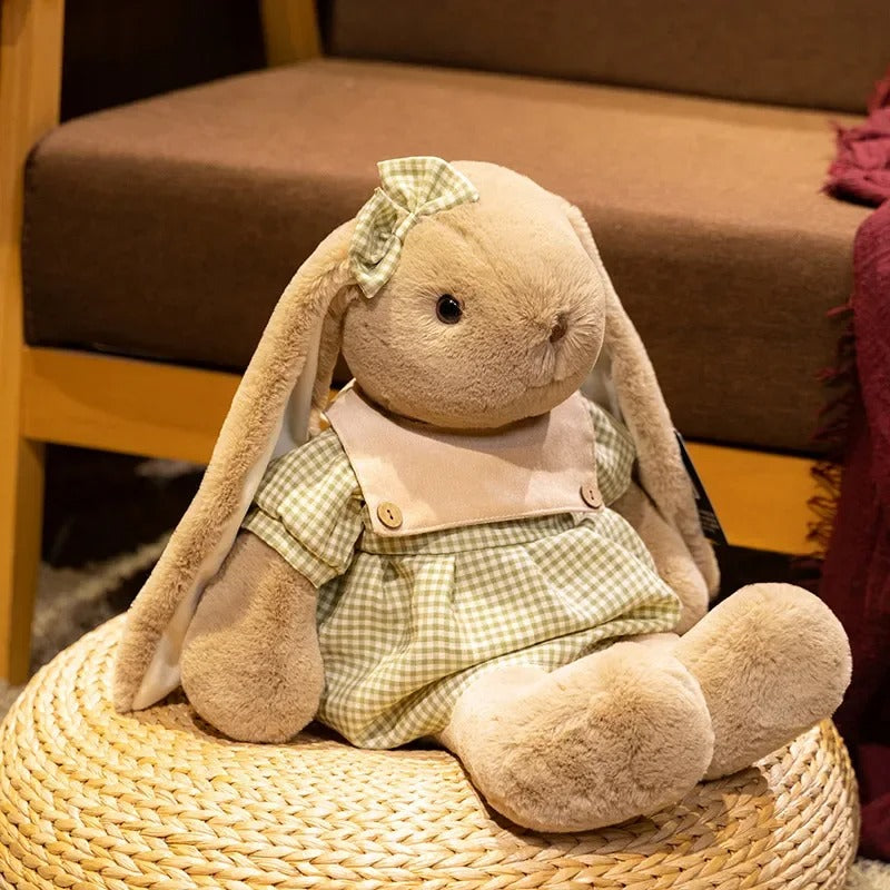 Adorable Bunny Plush Toy – Soft Floppy-Eared Rabbit with Cute Outfit