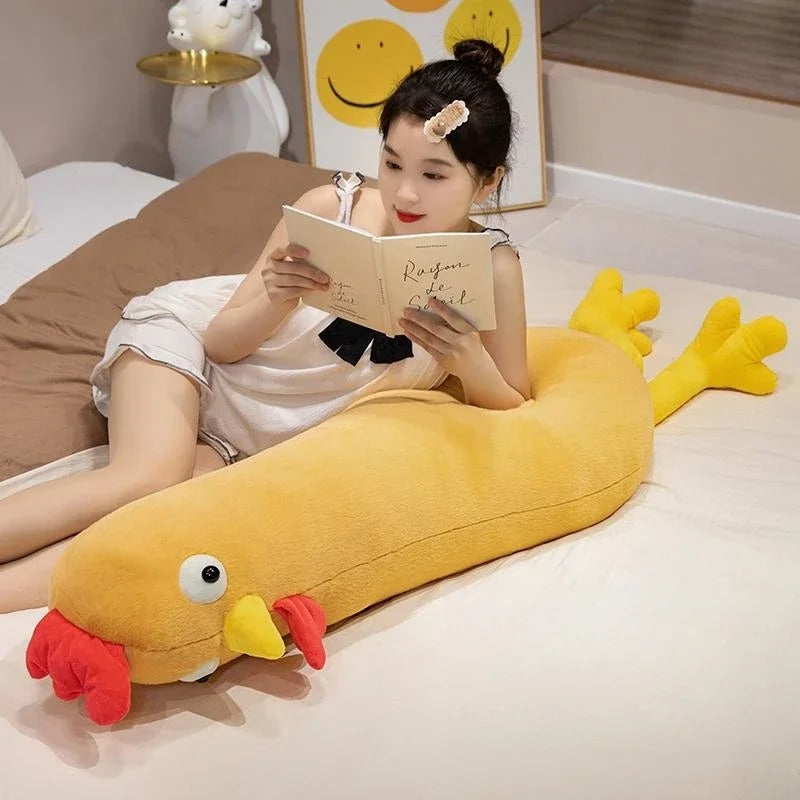Giant Chicken Plush Toy – Soft Cute Chicken Stuffed Animal