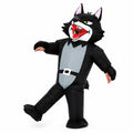 Inflatable Wolf Costume – Funny Black Wolf Halloween Outfit