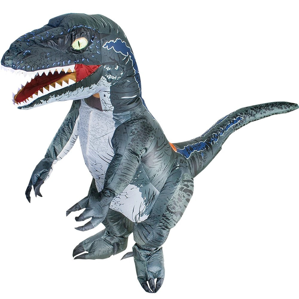 Inflatable T-Rex Dinosaur Costume – Dark Grey Dinosaur Outfit