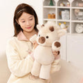 Adorable Highland Cattle Plush Toy – Huggable Running Cow Stuffed Animal