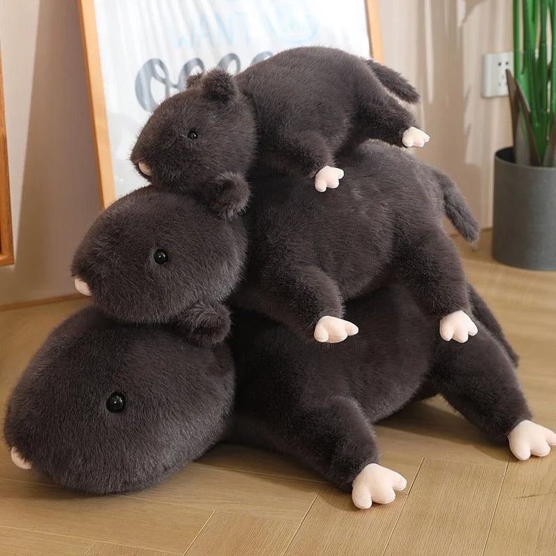 Cute Furry Mouse Plush – Soft Cuddly Stuffed Animal
