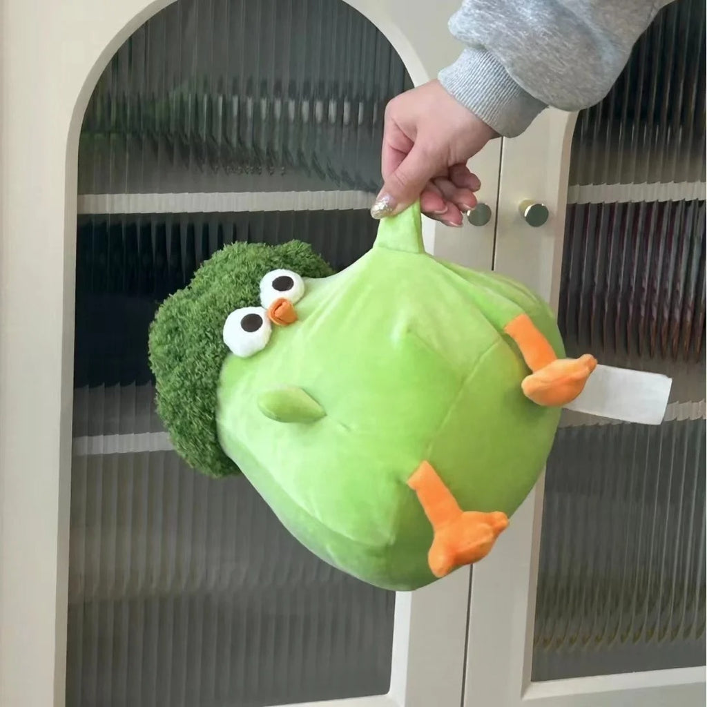 Broccoli Chicken Plush Toy – Cute & Soft Stuffed Animal