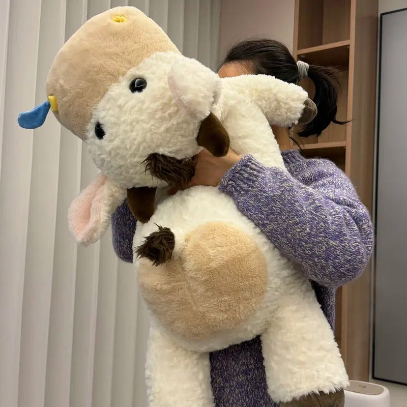 Soft Cow Plush Toy – Cute Huggable Farm Animal Pillow