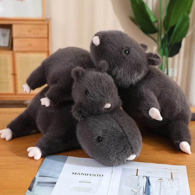 Cute Furry Mouse Plush – Soft Cuddly Stuffed Animal