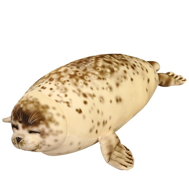 Cute Seal Plush Pillow – Soft Sea Lion Stuffed Animal, Cozy Marine Animal Cushion
