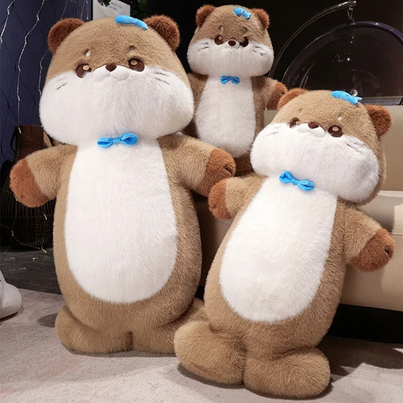 Giant Cute Brown Otter Plush – Soft Cuddly Stuffed Animal