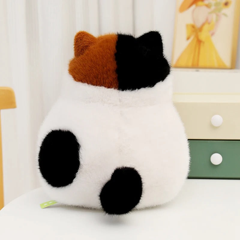 Kawaii Chubby Cat Plush – Cute Round Stuffed Animal