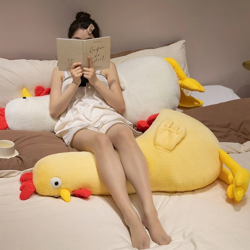 Giant Chicken Plush Toy – Soft Cute Chicken Stuffed Animal