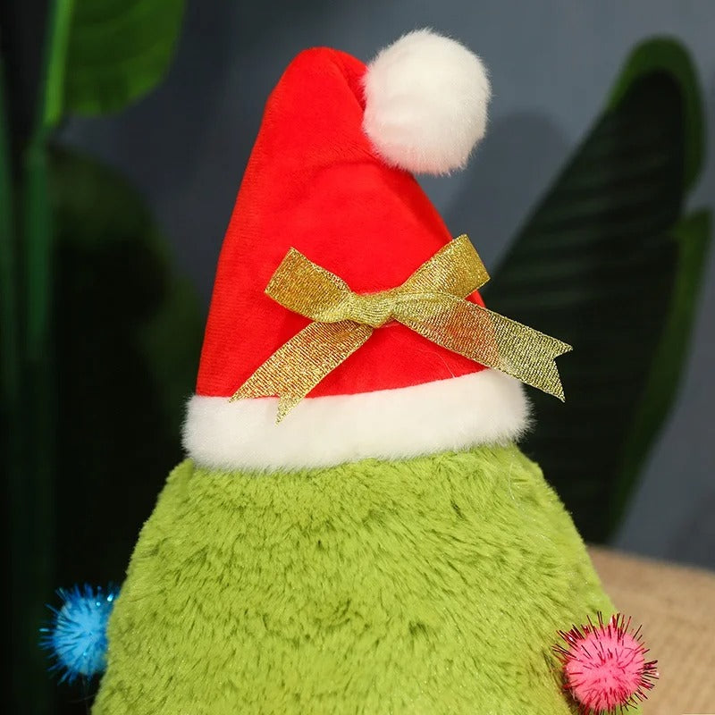 Christmas Tree Plush Pillow – Evergreen Holiday Decoration