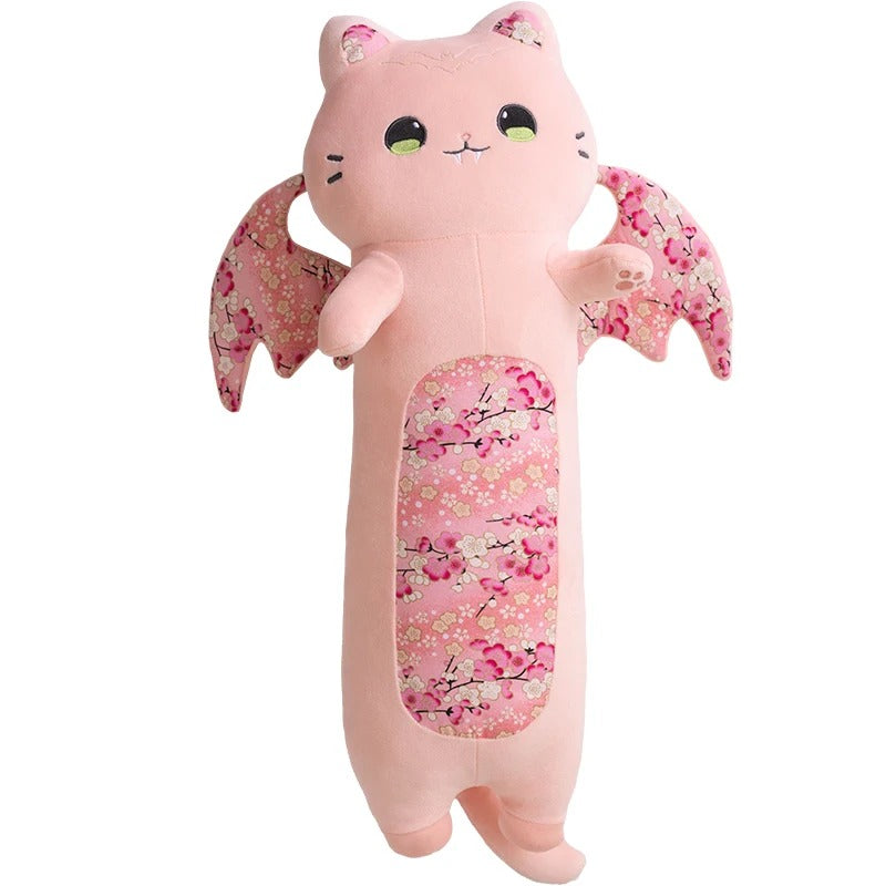 Pink & Purple Sakura Cat Flying Wings Plush Toy