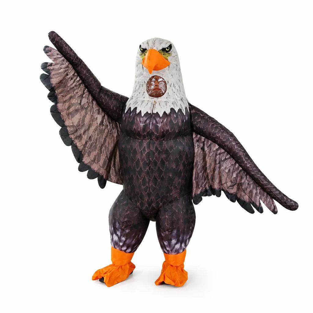 Inflatable Bald Eagle Costume – Funny Adult Bird Outfit