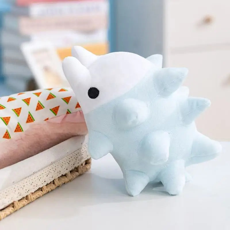 Cute Blue Axolotl Plush Toy – Soft Kawaii Stuffed Animal