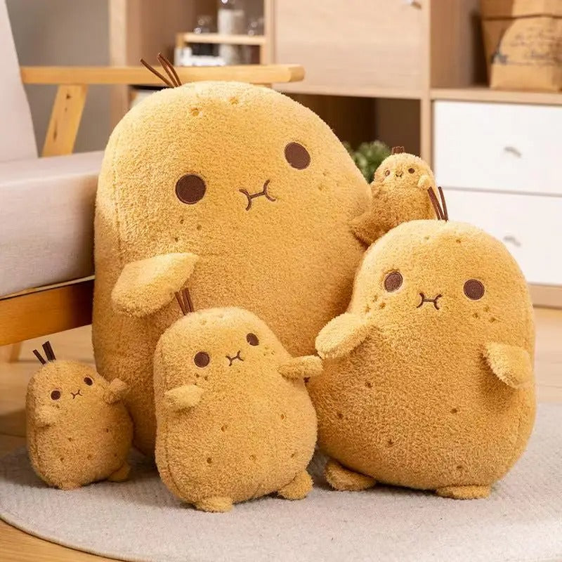 Cute Potato Plush Toy – Soft Potato Stuffed Animal, Adorable Kawaii Pillow Cushion