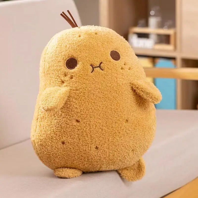 Cute Potato Plush Toy – Soft Potato Stuffed Animal, Adorable Kawaii Pillow Cushion