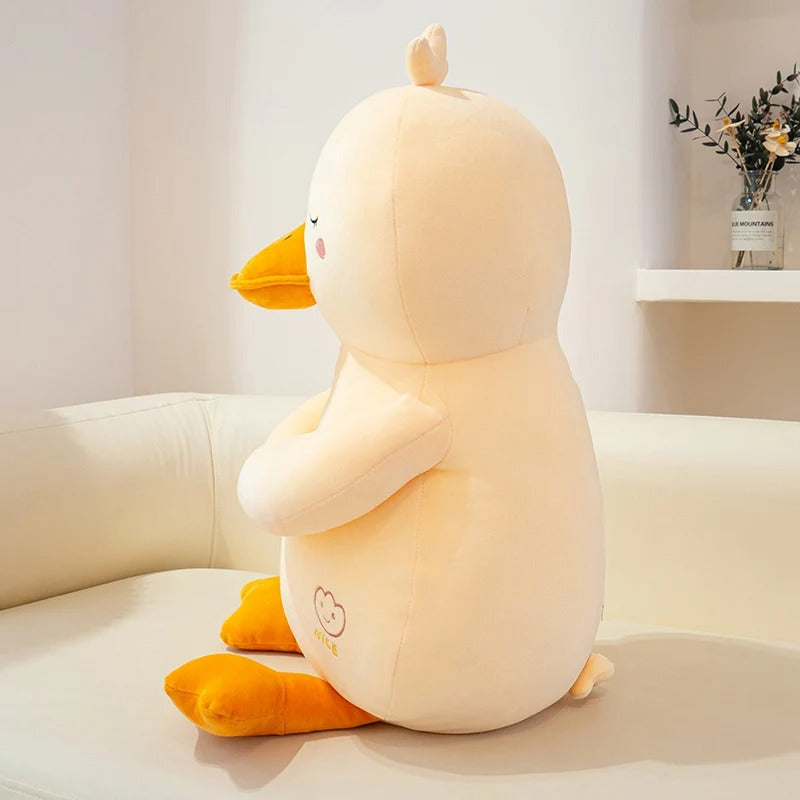 Giant Kawaii Yellow Duck Plush – Soft Cuddly Stuffed Animal