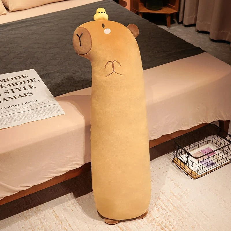 Cute Capybara Long Sleeping Pillow Plush Toy
