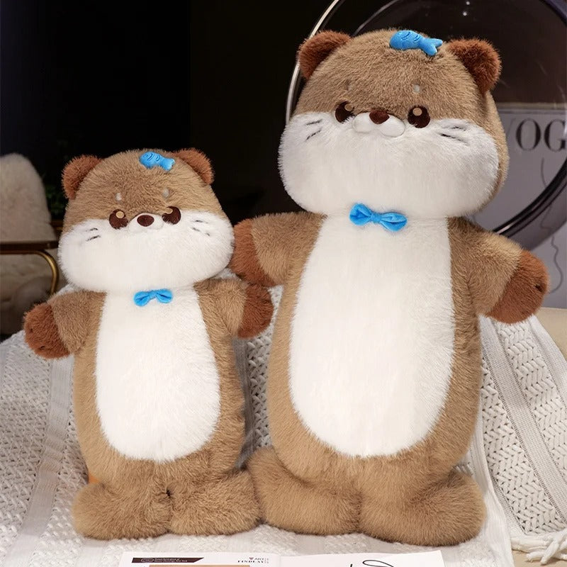 Giant Cute Brown Otter Plush – Soft Cuddly Stuffed Animal