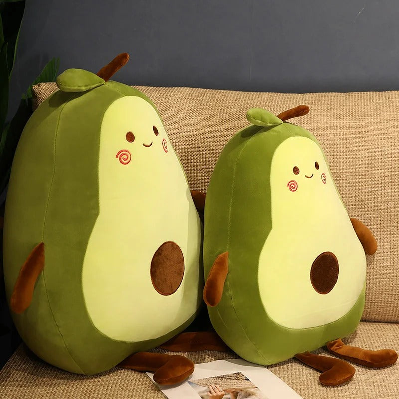 Giant Avocado Plush Toy – Soft Fruit Pillow