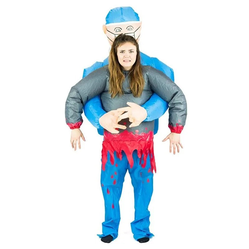 Inflatable Surgeon Carrying Man Costume – Funny Halloween Doctor Outfit