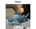 Giant Whale Plush Toy – Soft Huggable Ocean Animal Pillow