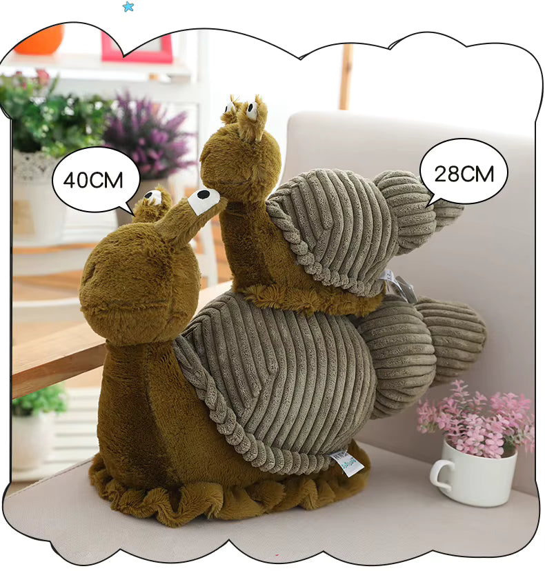 Cute Sea Snail Plush – Soft Kawaii Stuffed Animal