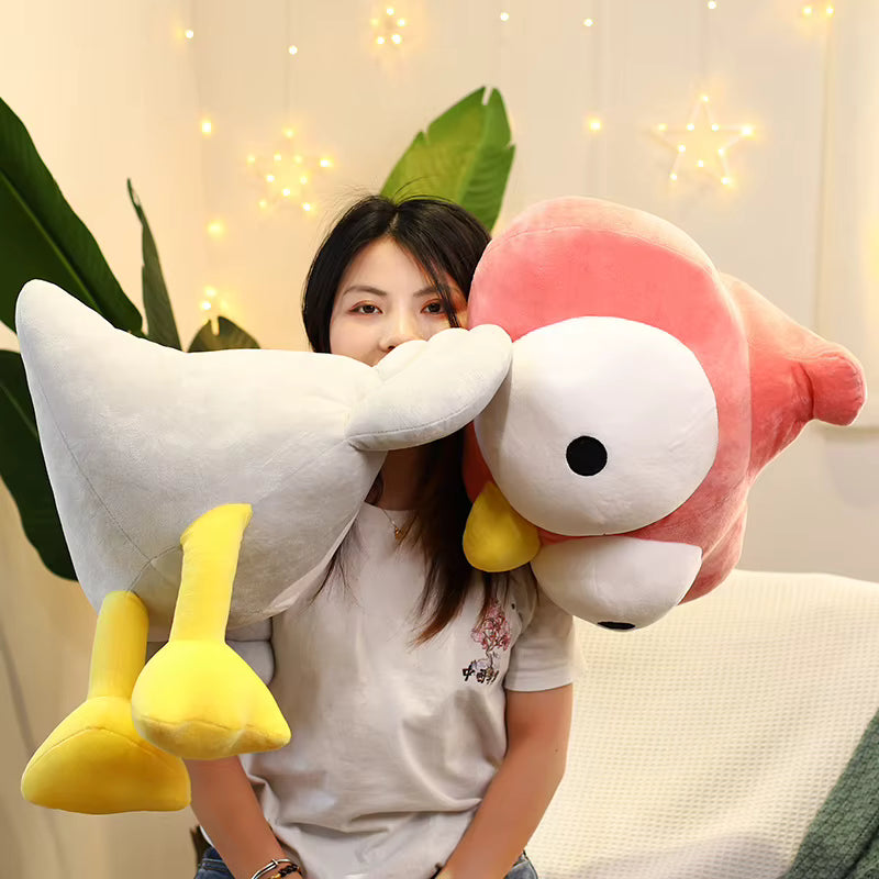 Lovely Ostrich Plush Toy – Soft Squishy Bird Pillow