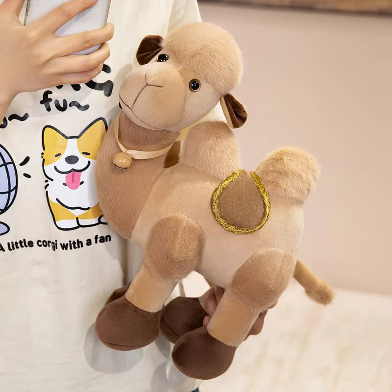 Kawaii Camel Plush Toy – Soft Stuffed Desert Animal